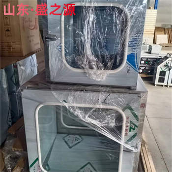昆明帶斜坡雙開(kāi)門201不銹鋼機(jī)械互鎖傳遞窗