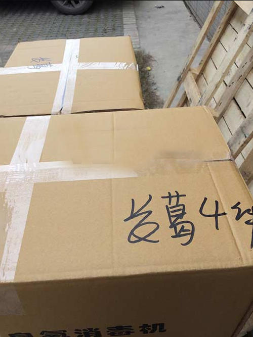 11月4日給河南長(zhǎng)葛客戶(hù)的臭氧機(jī)發(fā)貨！